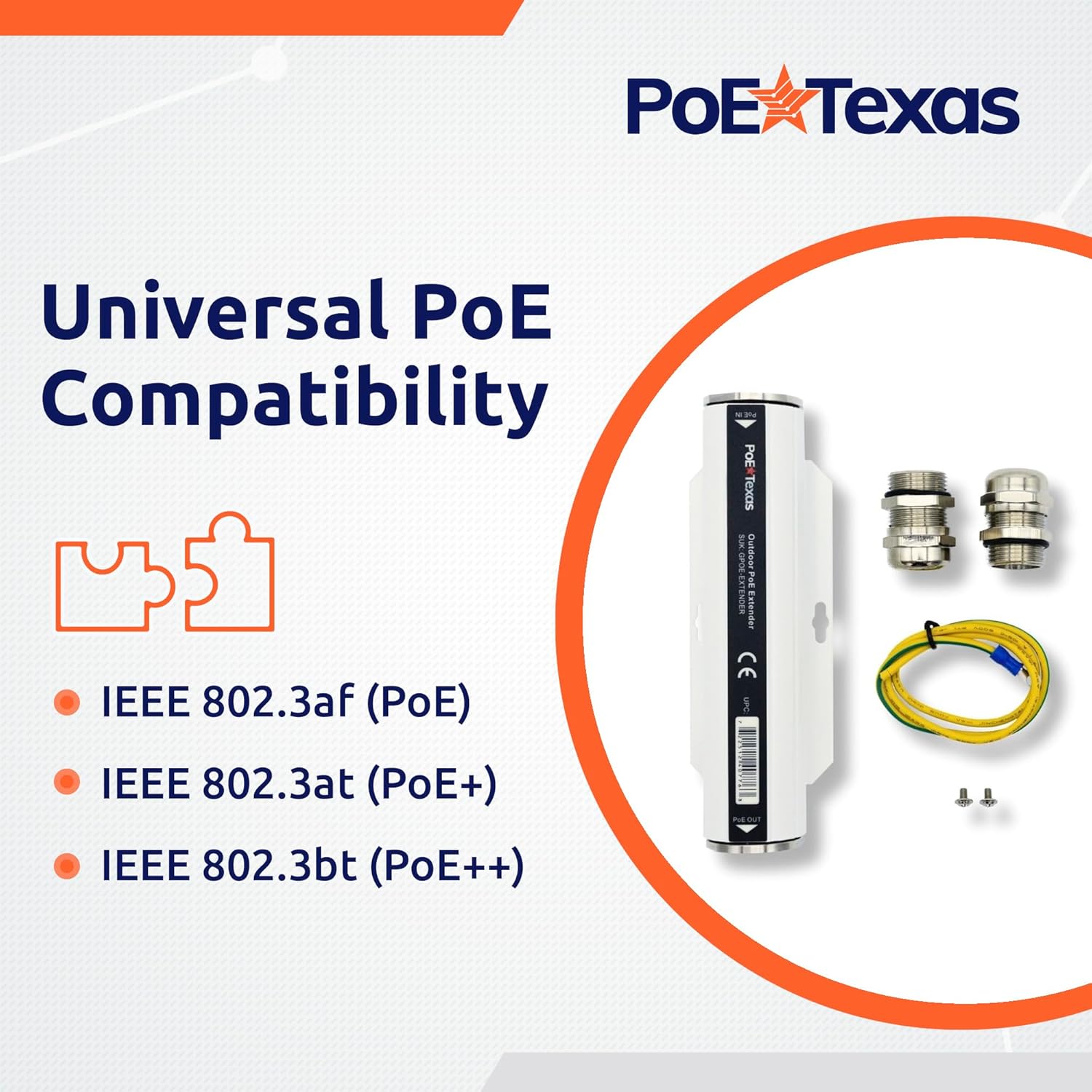 POE Texas Extender Gigabit Active PoE Extender
