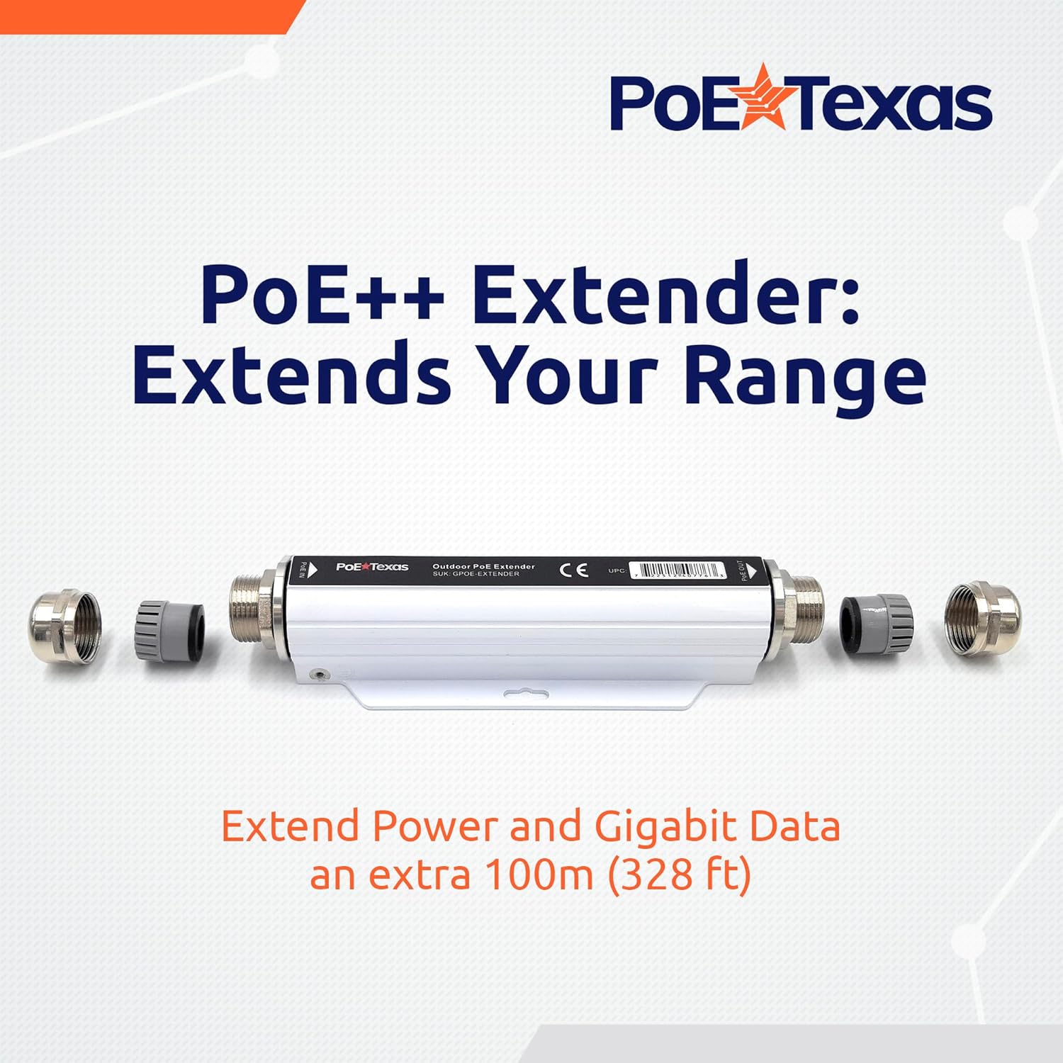 POE Texas Extender Gigabit Active PoE Extender