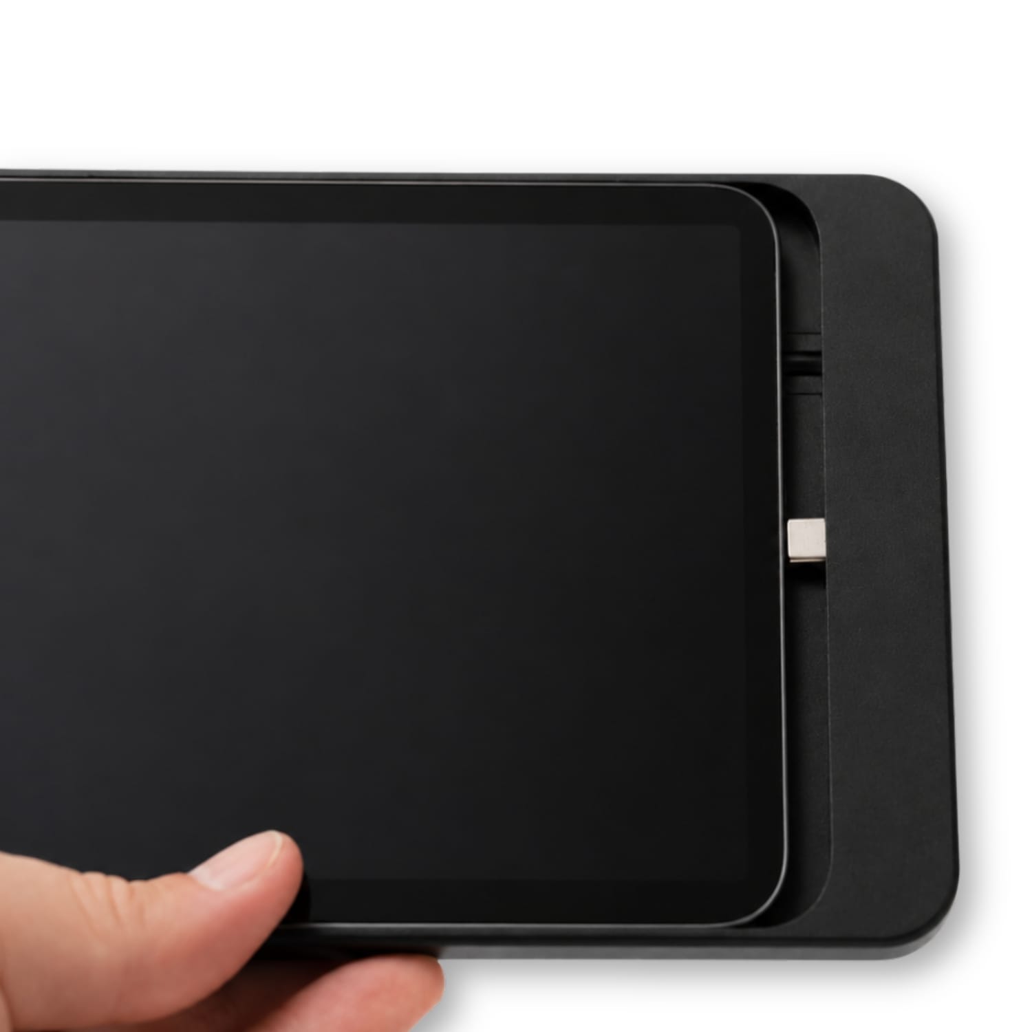 PoE Texas For Tablets iPad Mini 6 Wall Mount | Black Aluminum Surface Mount - including free DASH scheduler app download