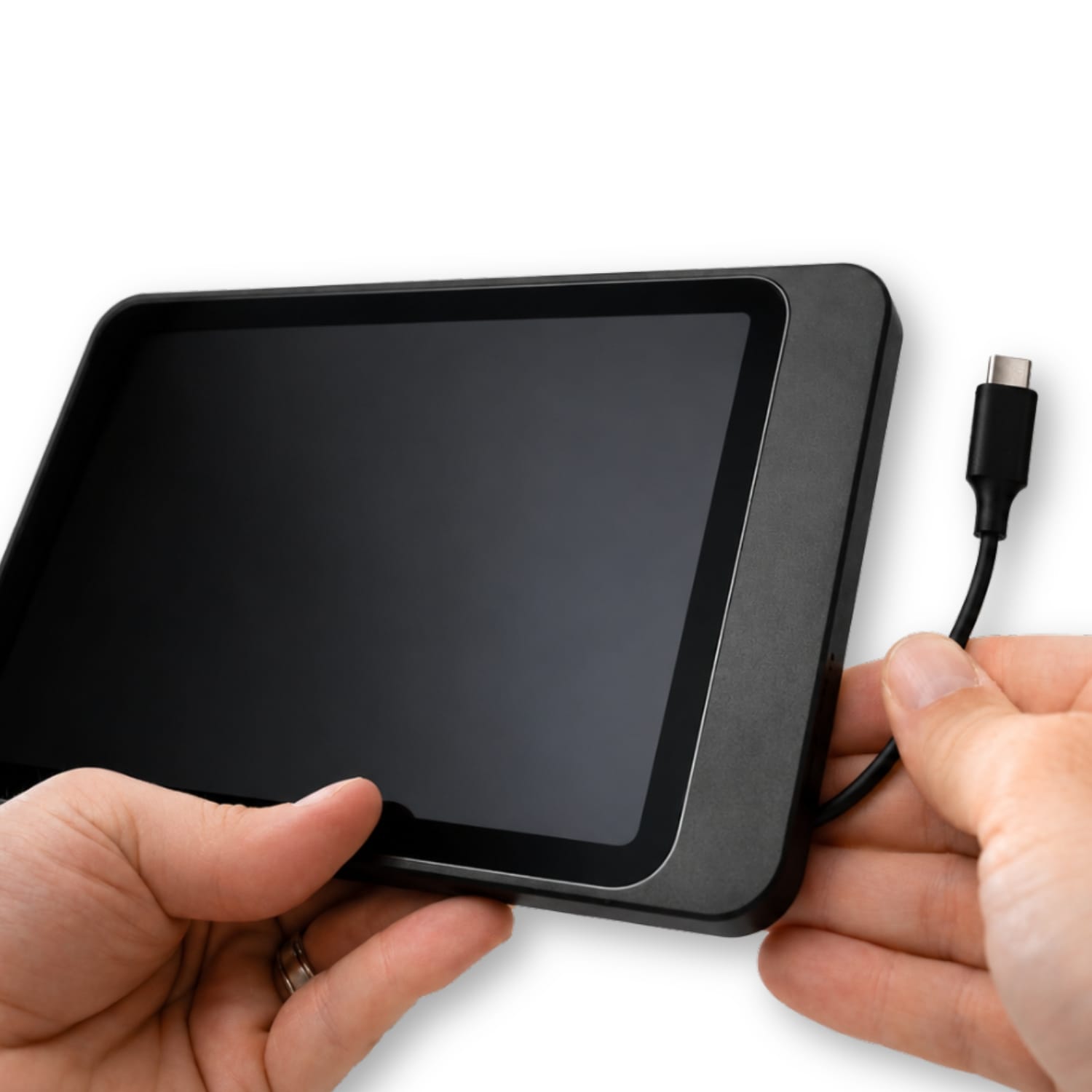 PoE Texas For Tablets iPad Mini 6 Wall Mount | Black Aluminum Surface Mount - including free DASH scheduler app download