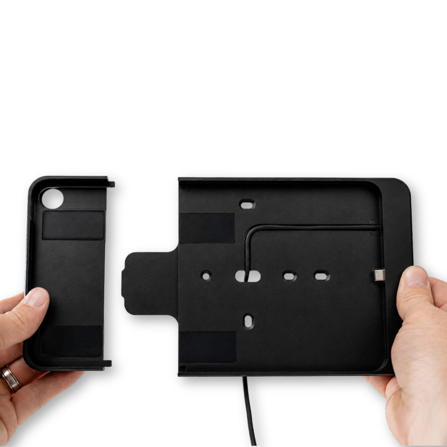 PoE Texas For Tablets iPad Mini 6 Wall Mount | Black Aluminum Surface Mount - including free DASH scheduler app download