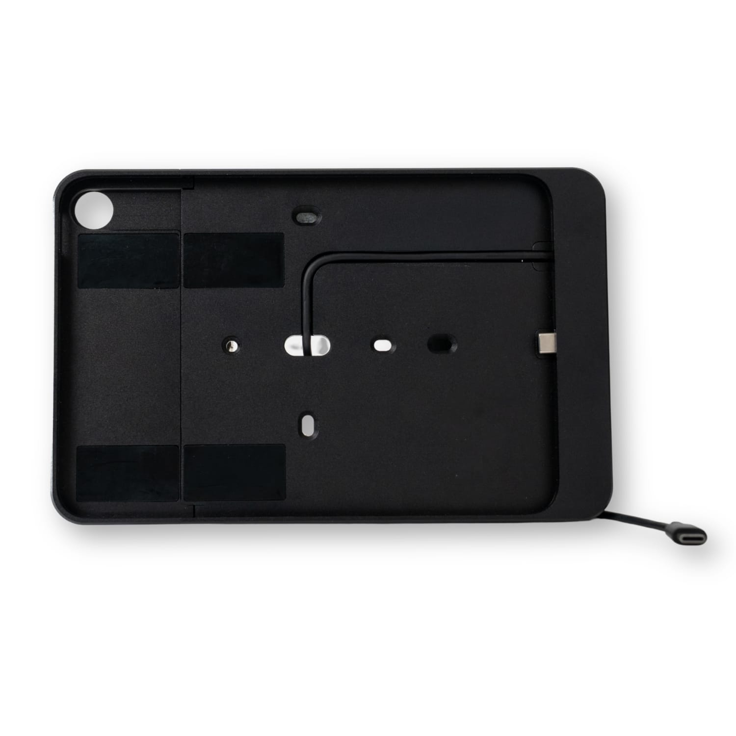 PoE Texas For Tablets iPad Mini 6 Wall Mount | Black Aluminum Surface Mount - including free DASH scheduler app download