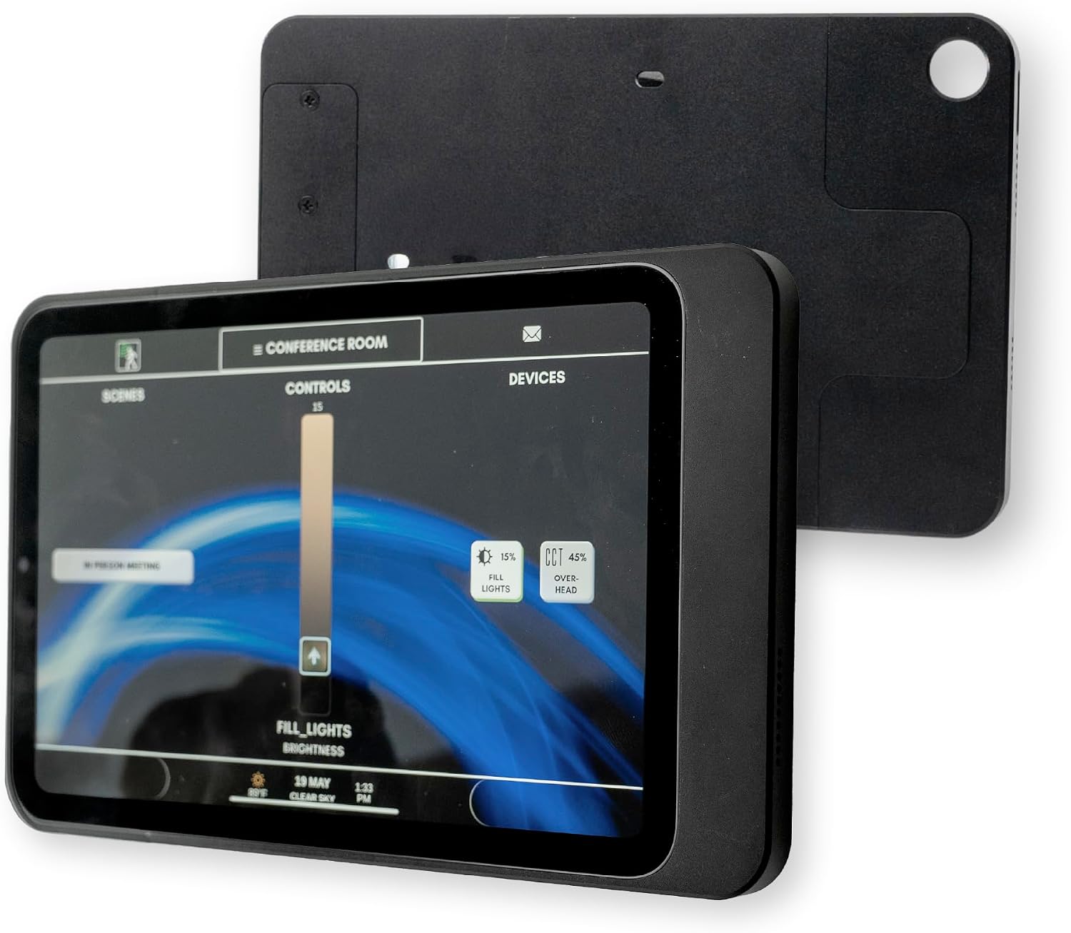PoE Texas For Tablets iPad Mini 6 Wall Mount | Black Aluminum Surface Mount - including free DASH scheduler app download