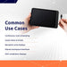 PoE Texas For Tablets iPad Mini 6 Wall Mount | Black Aluminum Surface Mount - including free DASH scheduler app download