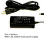 PoE Texas Injector 12-Port 10/100, Mode B, Rack Mount PoE Injector with 24 Volt 60 Watt Power Supply