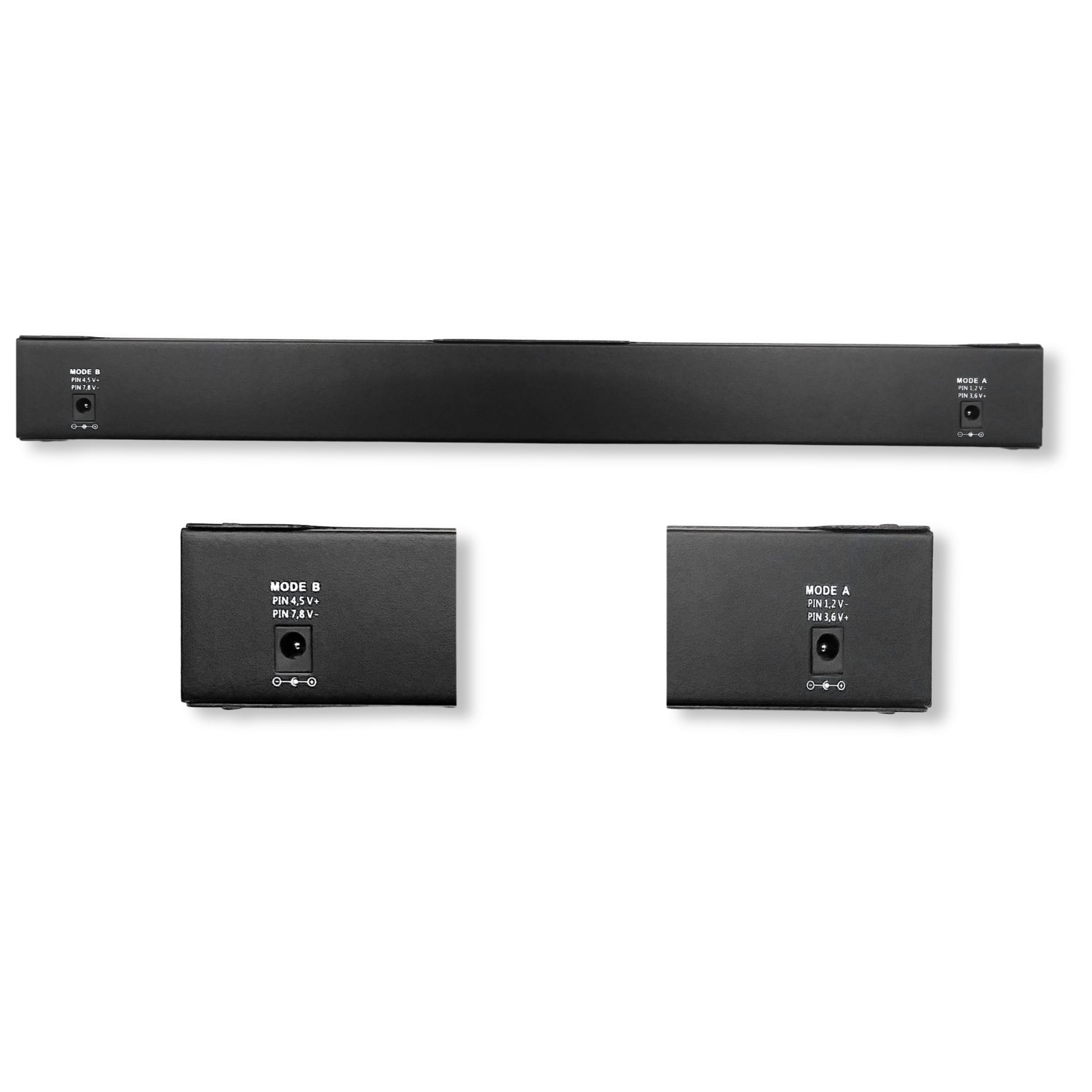 PoE Texas Injector 12 Port Gigabit Passive Mode A/B Rack Mount PoE Injector