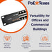 PoE Texas Injector 16-Port 10/100, Mode B, Rack Mount Injector without Power Supply
