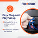 PoE Texas Injector 24-Port 10/100, Mode B, Rack Mount PoE Injector with 48 Volt 120 Watt Power Supply