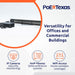 PoE Texas Injector 24-Port 10/100, Mode B, Rack Mount PoE Injector with 48 Volt 120 Watt Power Supply