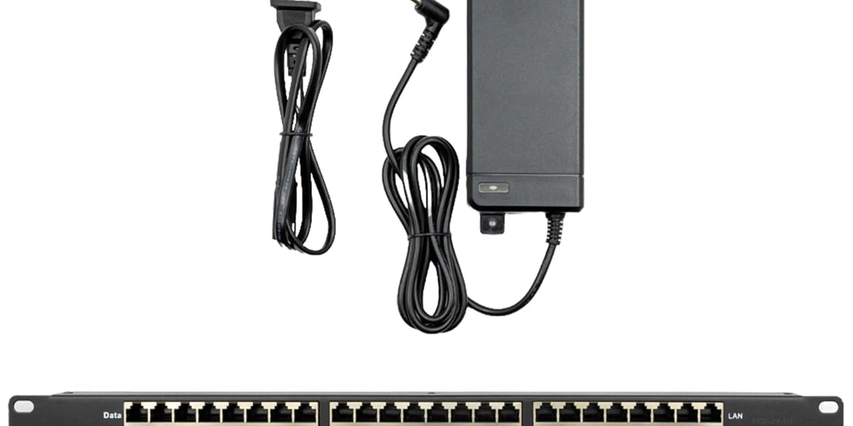 24-Port 10/100, Mode B, Rack Mount PoE Injector with 48 Volt 120 Watt