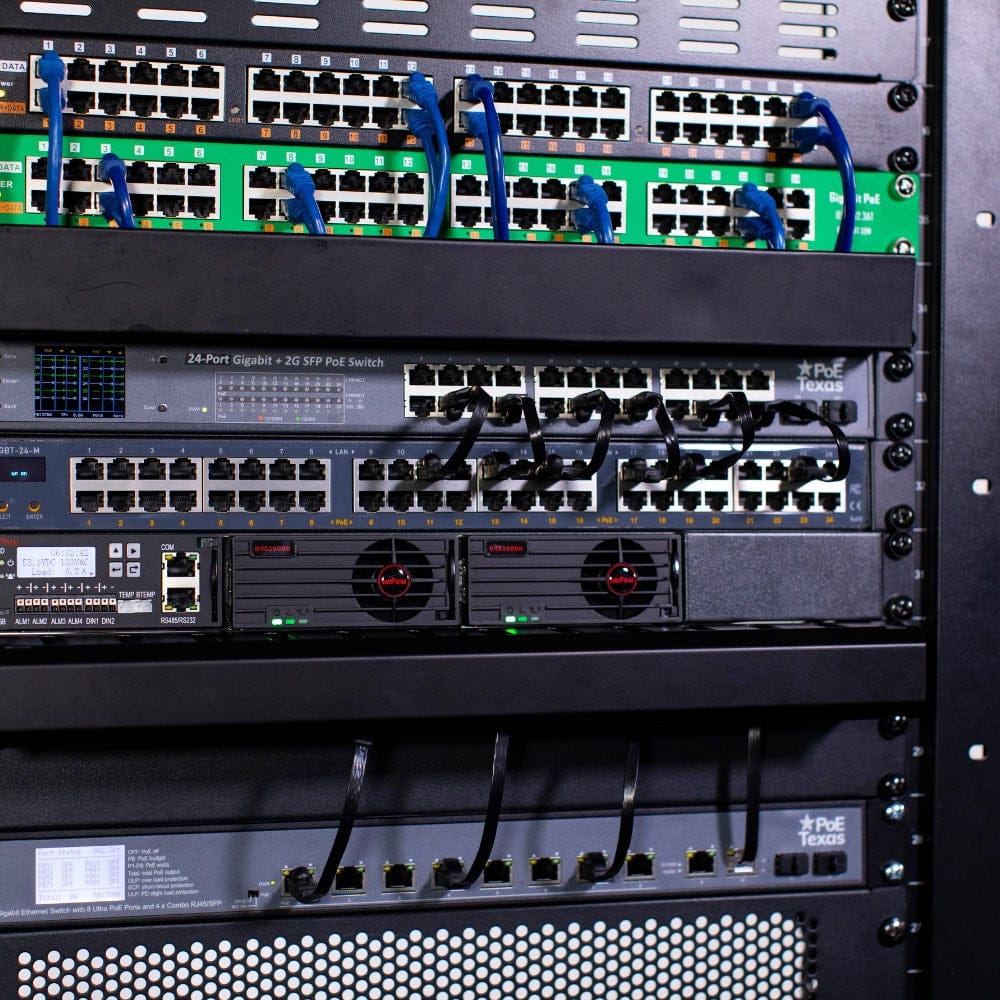 PoE Texas Injector 24 Port Active PoE Injector for High Powered Devices