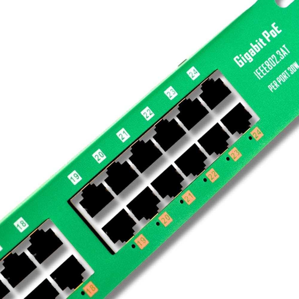 PoE Texas Injector 24 Port Active PoE Injector for High Powered Devices