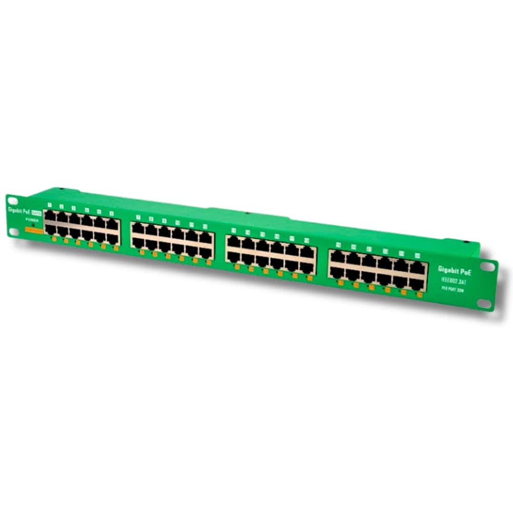 PoE Texas Injector 24 Port Active PoE Injector for High Powered Devices