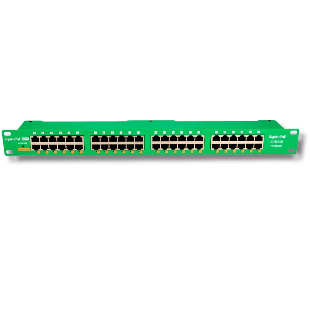 PoE Texas Injector 24 Port Active PoE Injector for High Powered Devices