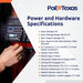 POE Texas Injector 24-Port Gigabit 802.3bt Managed PoE Injector with 53 Volt 3000 Watt Power Supply