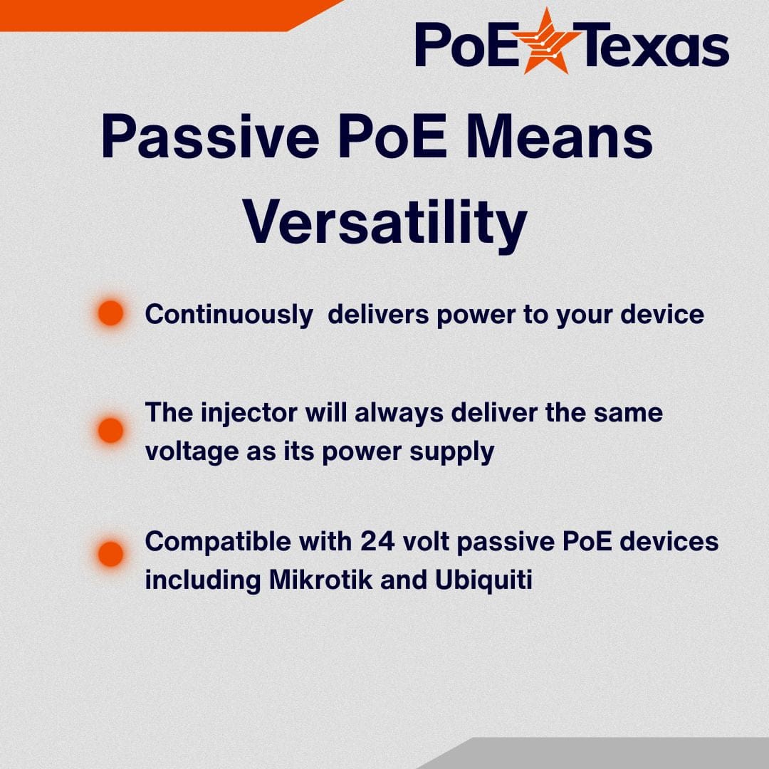 POE Texas Injector 24-Port Gigabit Rack Mount Injector