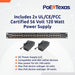 PoE Texas Injector 24-Port Gigabit Rack Mount PoE Injector with 56V240W Power Supply