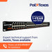 PoE Texas Injector 24-Port Gigabit Rack Mount PoE Injector with 56V240W Power Supply
