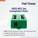 PoE Texas Injector 4 Port Active Gigabit Mode A PoE Injector with 56 Volt 60 Watt Power Supply