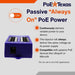 PoE Texas Injector 4 Port Gigabit Mode B PoE Injector