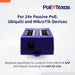 POE Texas Injector 4 Port Gigabit PoE Injector with 24 Volt 30 Watt Power Supply