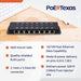 PoE Texas Injector 8 Port 10/100, Mode B PoE Injector Without a Power Supply