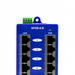 PoE Texas Injector 8-Port Gigabit Mode B PoE Injector with 24 Volt 60 Watt Power Supply