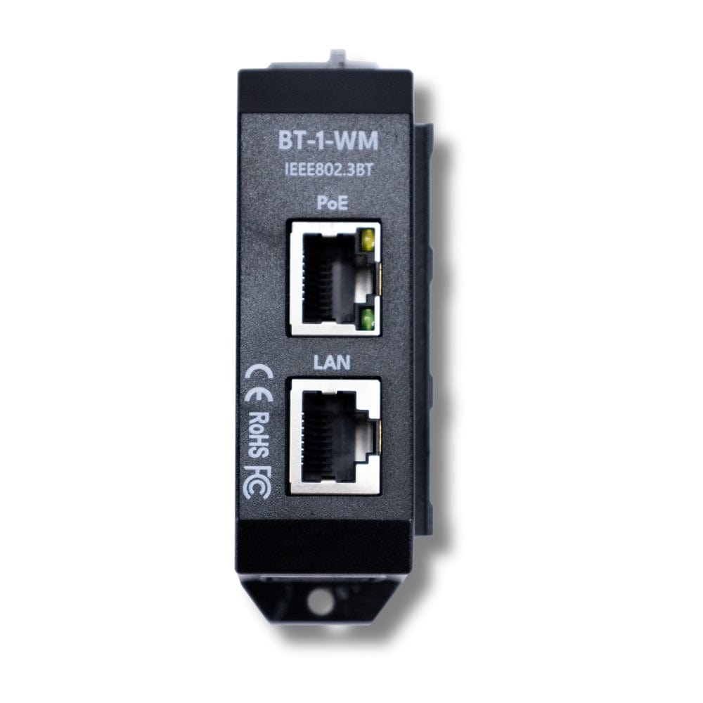 Gigabit PoE++ (802.3bt) 6-port Injector Kit with 48 Volt 480 Watt Outp ...