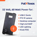 PoE Texas Injector Gigabit PoE++ (802.3bt) Dual Signature Injector with 55 Volt 60 Watt Output for Indoor without Surge Protection