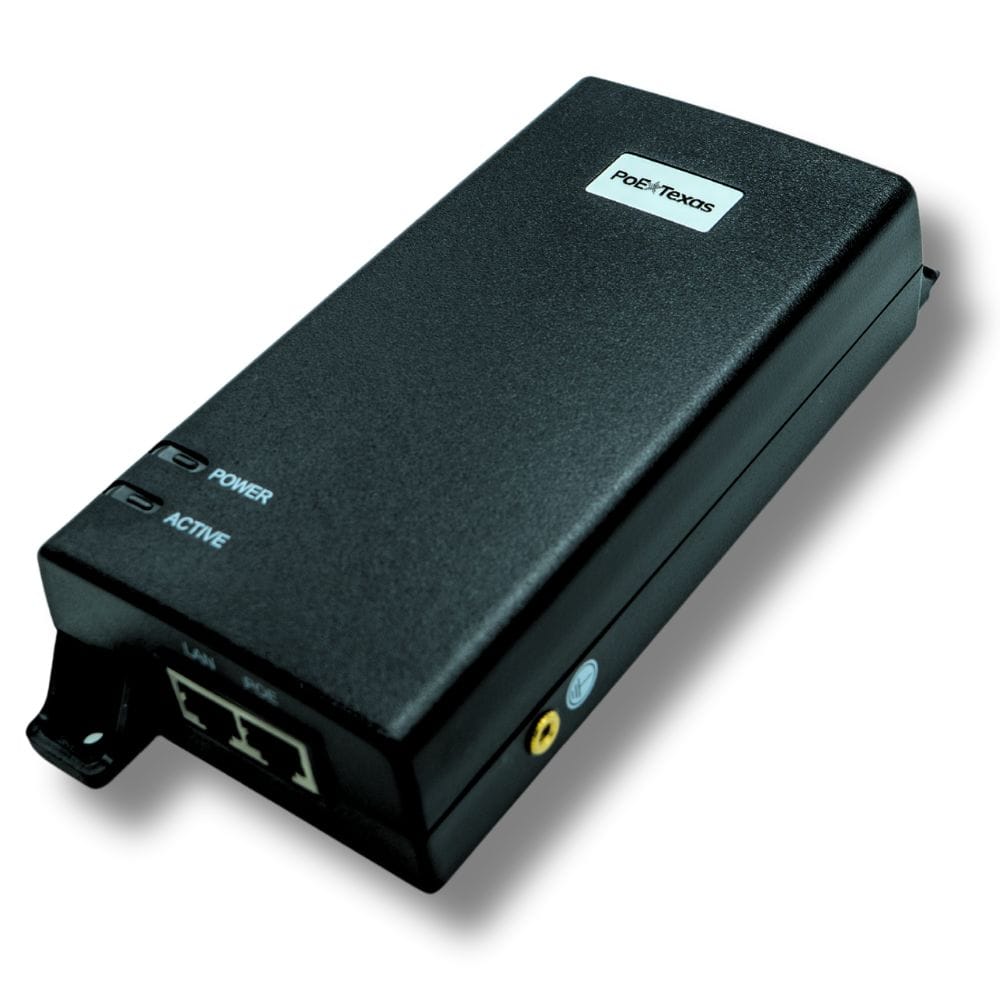 Gigabit PoE++ (802.3bt) Dual Signature Injector with 55 Volt 60 Watt O ...
