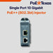 PoE Texas Injector Single Port 10 Gigabit PoE++ (802.3bt) Injector 90W Output without Power Supply