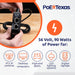 PoE Texas Injector Single Port 2.5 Gigabit PoE++ (802.3bt) Injector with 56 Volt 120 Watt Output with Power Supply