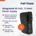 PoE Texas Injector Single Port Gigabit Mode A PoE Injector with Integrated 48 Volt 15 Watt Power Supply