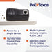 PoE Texas Injector Single Port Gigabit Mode A PoE Injector with Integrated 48 Volt 15 Watt Power Supply