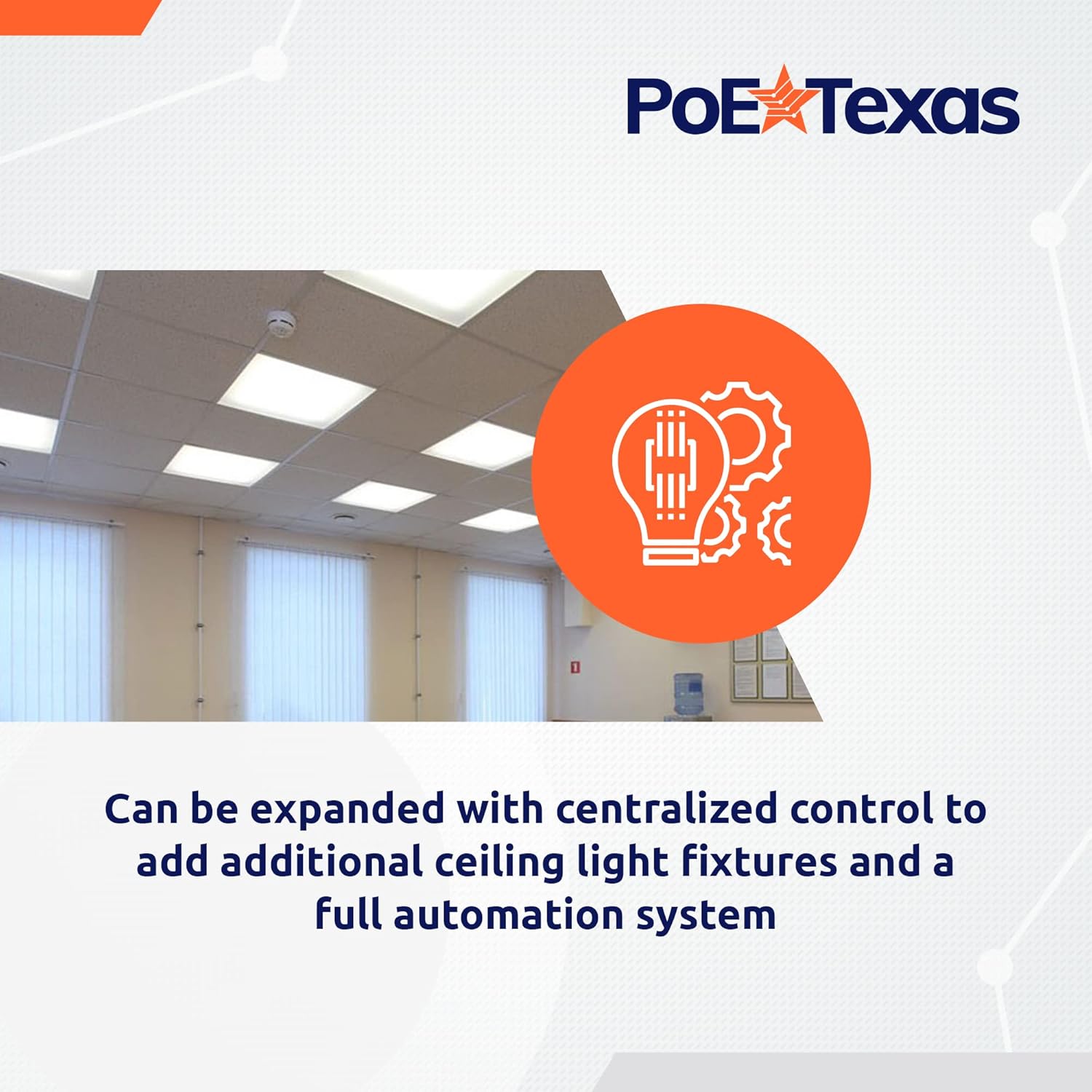 POE Texas Lighting Managed LED Lighting - Single/Double Room Kit - DENT-LK-C4-B