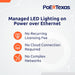POE Texas Lighting Managed LED Lighting - Single Room Kit - DENT-LK-C2-B