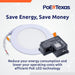 POE Texas Lighting PoE Lighting Plug and Play Kit with 24V LED Driver, LED Disc lights, and Wireless Light Switch: AT-LED-24V-DISC