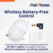 POE Texas Lighting PoE Lighting Plug and Play Kit with 24V LED Driver, LED Disc lights, and Wireless Light Switch: AT-LED-24V-DISC