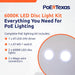 POE Texas Lighting PoE Lighting Plug and Play Kit with 24V LED Driver, LED Disc lights, and Wireless Light Switch: AT-LED-24V-DISC