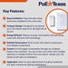 POE Texas Lighting PoE Lighting Plug and Play Wireless Battery-free Wall Switch