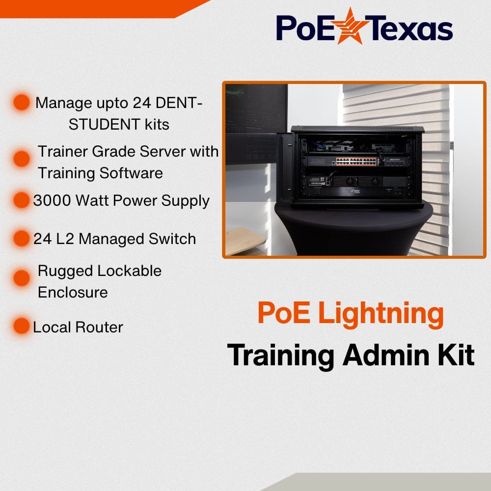 POE Texas Lighting Portable PoE Lighting Admin Training Kit - DENT-ADMIN-KIT