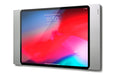 POE Texas Lockable Aluminum Wall Mount for Permanent iPad Pro 12.9" (2018) Installations (Silver)