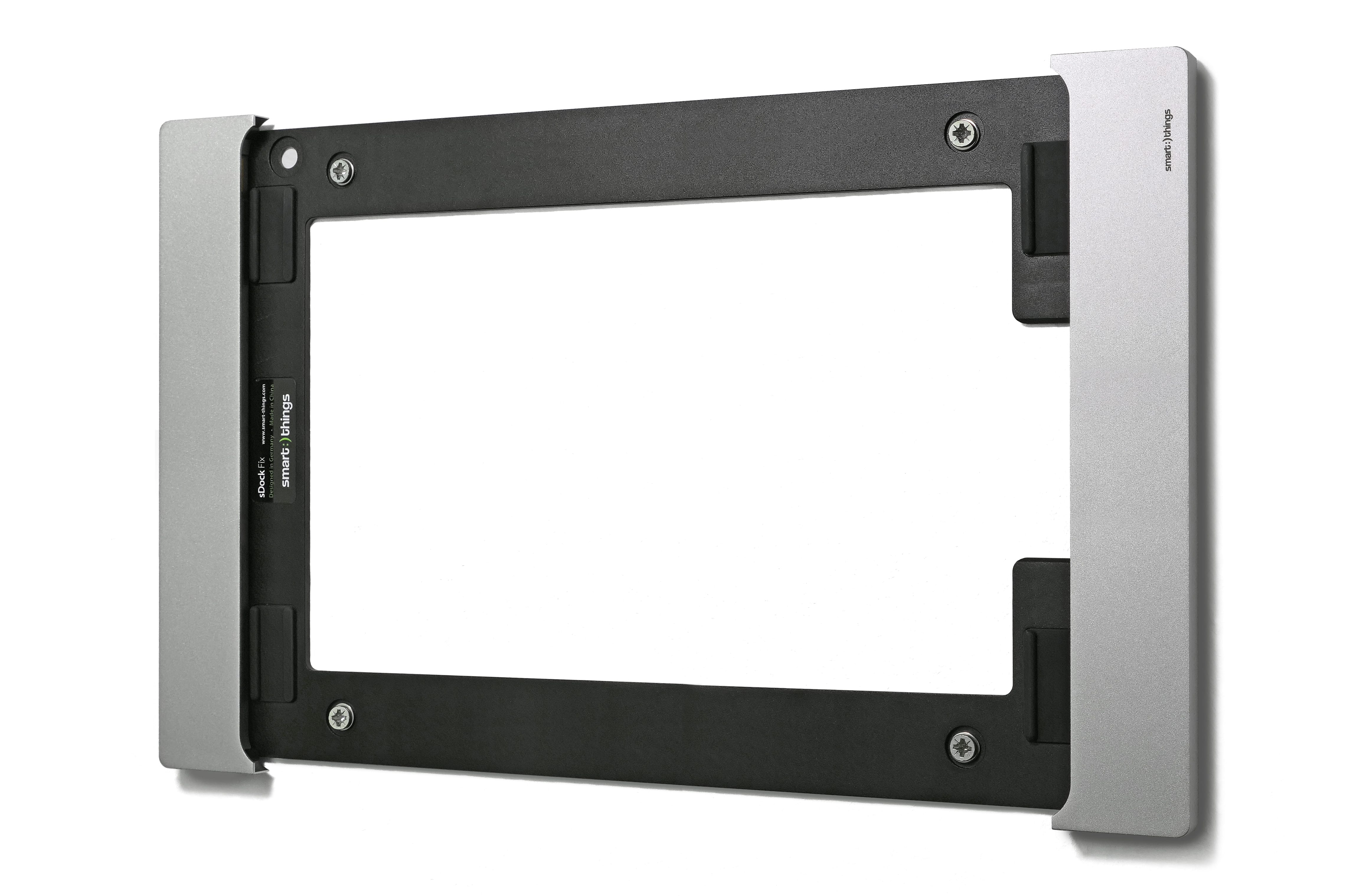 POE Texas Lockable Aluminum Wall Mount for Permanent iPad Pro 12.9" (2018) Installations (Silver)