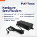 PoE Texas Power Supplies 48 Volt 60 Watt UL/FCC Certified DC Power Supply