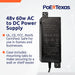 PoE Texas Power Supplies 48 Volt 60 Watt UL/FCC Certified DC Power Supply