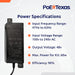 PoE Texas Power Supplies 48 Volt 60 Watt UL/FCC Certified DC Power Supply