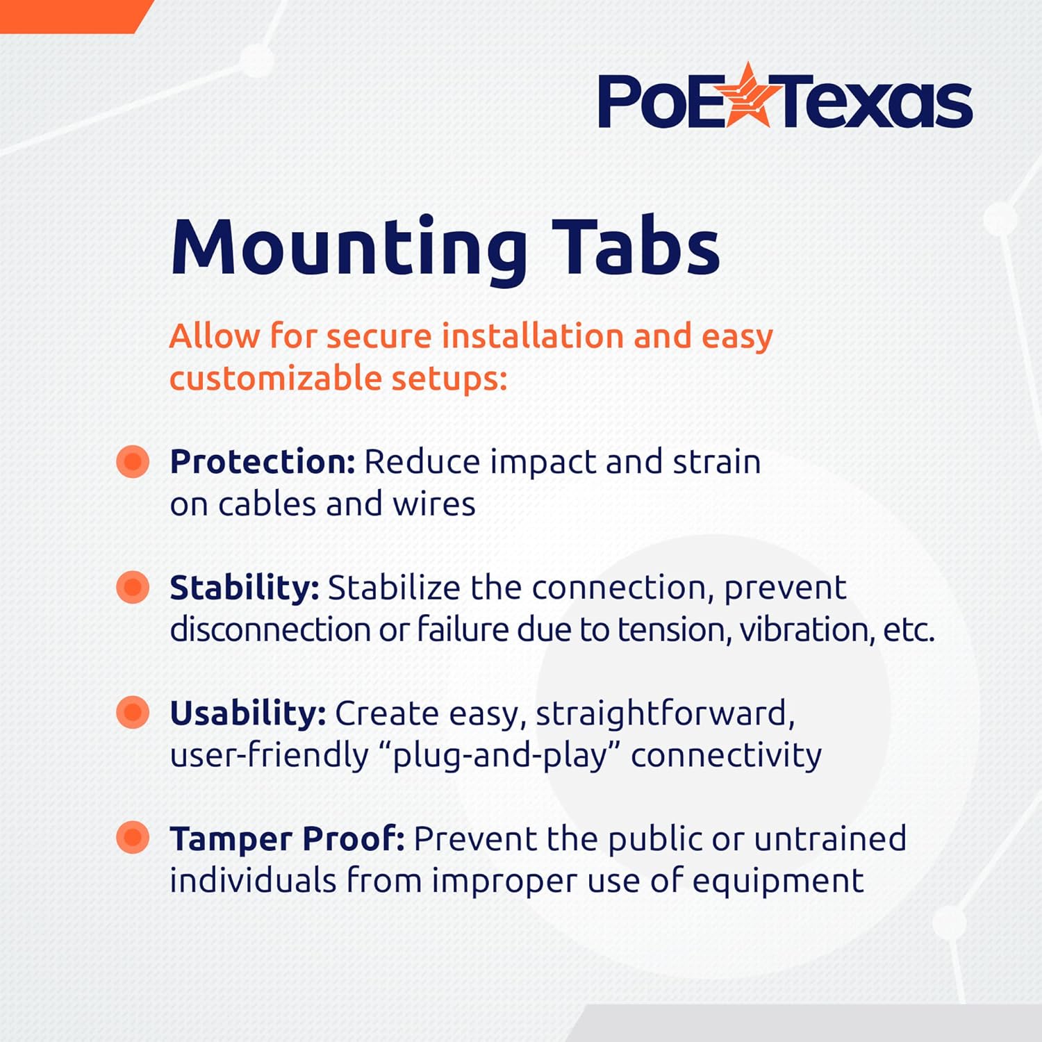 PoE Texas Power Supplies Power Supply 56V 120W - UL/FCC Certified