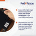 PoE Texas Splitter 802.3af Ethernet Power and Wired Data for Conference Rooms, Mounted Tablets & More - Extend PoE up to 328 Feet