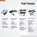 PoE Texas Splitter 802.3af Ethernet Power and Wired Data for Conference Rooms, Mounted Tablets & More - Extend PoE up to 328 Feet
