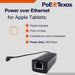 PoE Texas Splitter 802.3af PoE to 5 Volt Splitter for Lightning Devices (Power Only)